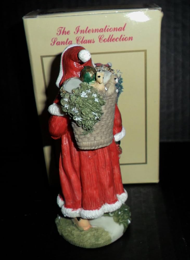 クリスマスプレート Santa in Europe 1999 1999 International Santa Claus Collection - The Christkindli